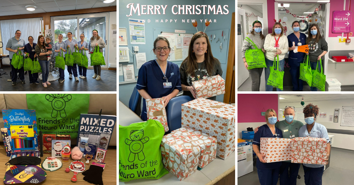 Christmas goodies delivered to wards